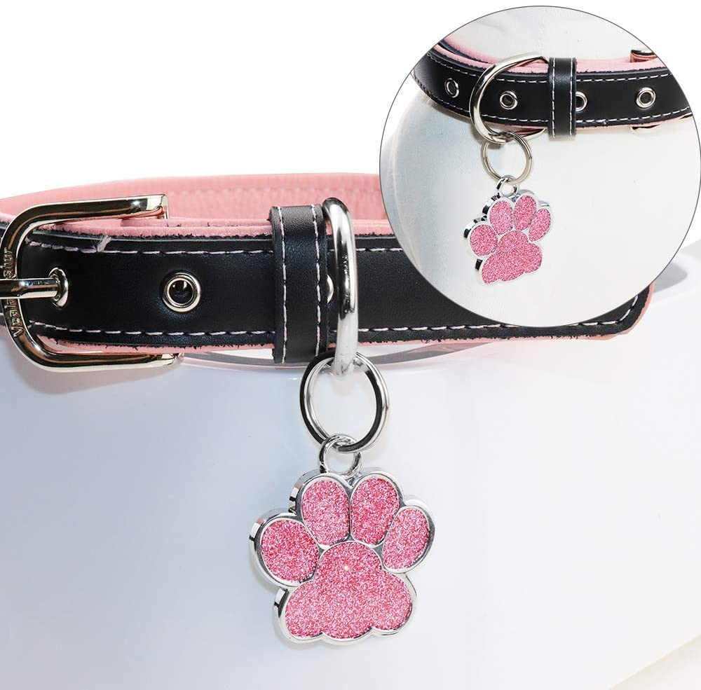 Paw Shaped Personalized Pet ID Tag