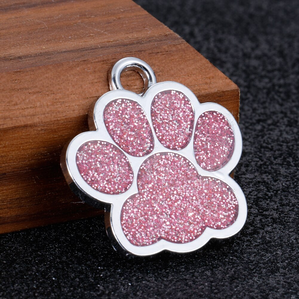 Paw Shaped Personalized Pet ID Tag