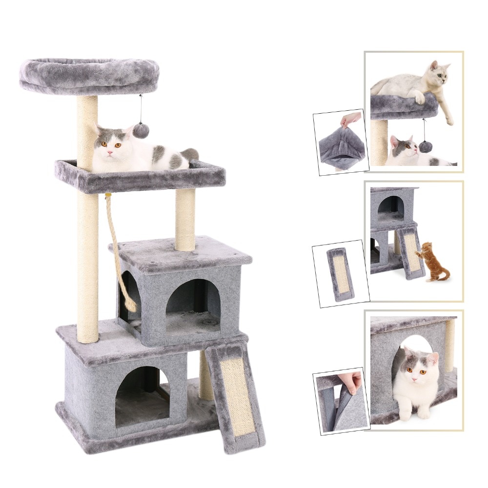 Pet Climbing Frame with Hanging Ball