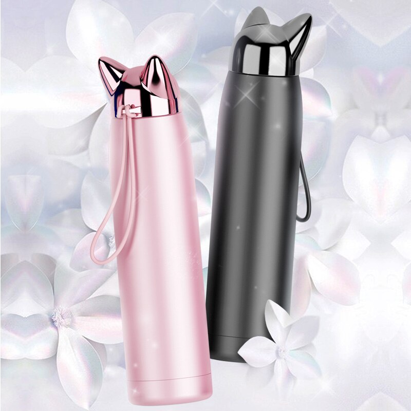 Cat Ears Designed Water Bottle