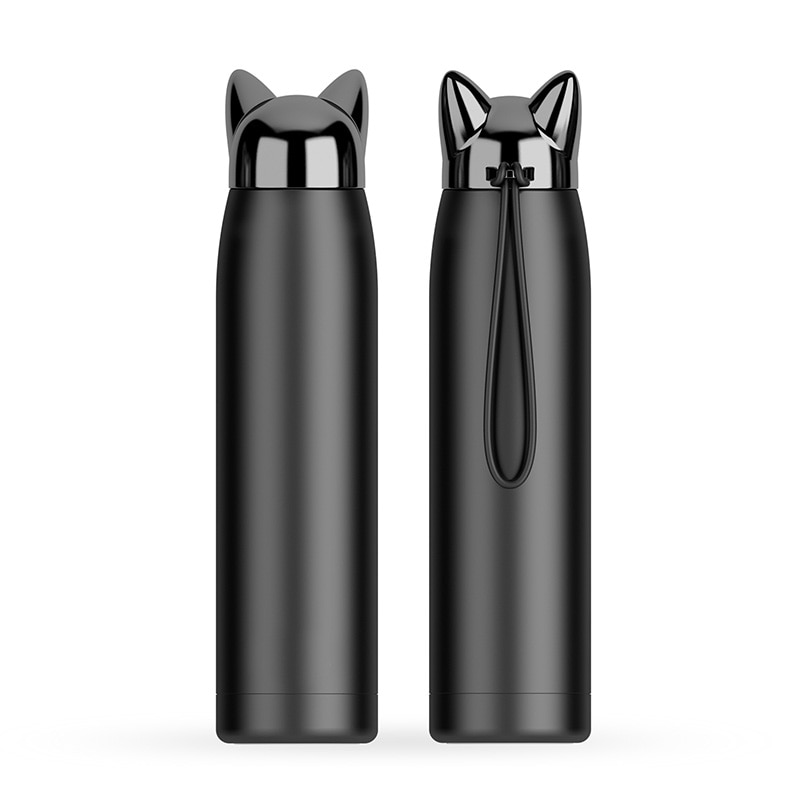 Cat Ears Designed Water Bottle